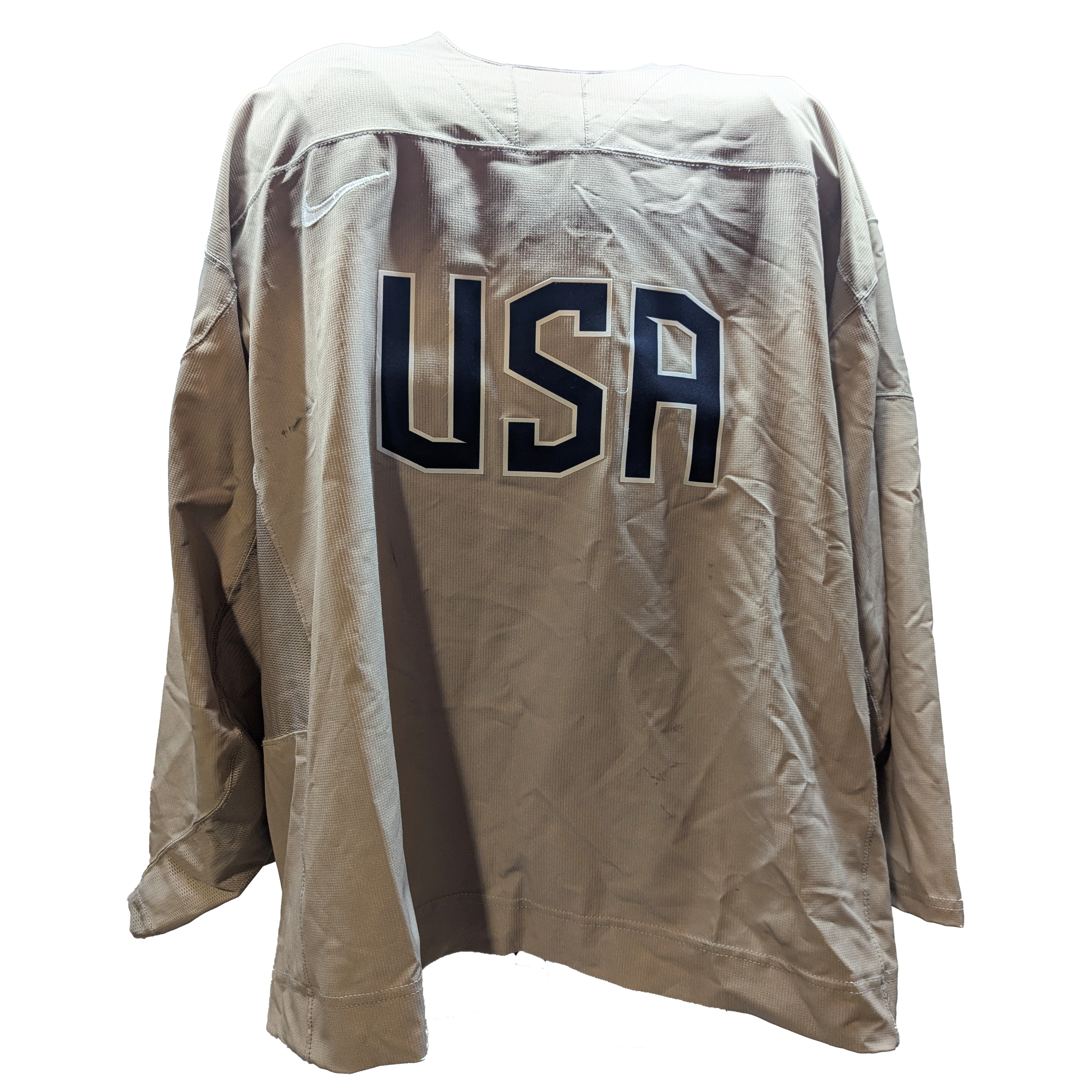 Nike - Maillot d'entraînement authentique d'occasion de l'équipe américaine IIHF